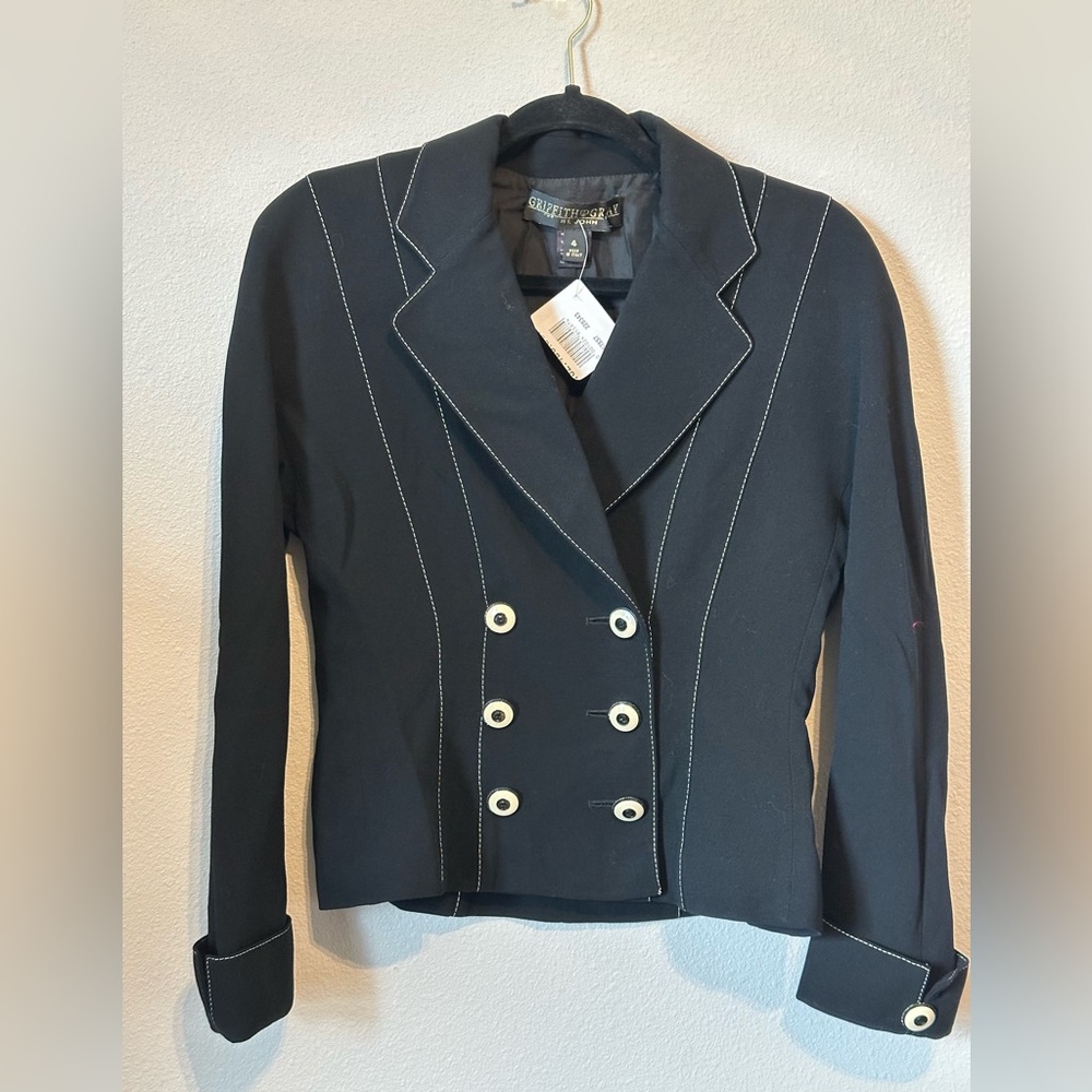 For St. John by Griffith Gray women’s Wool Double breasted Blazer